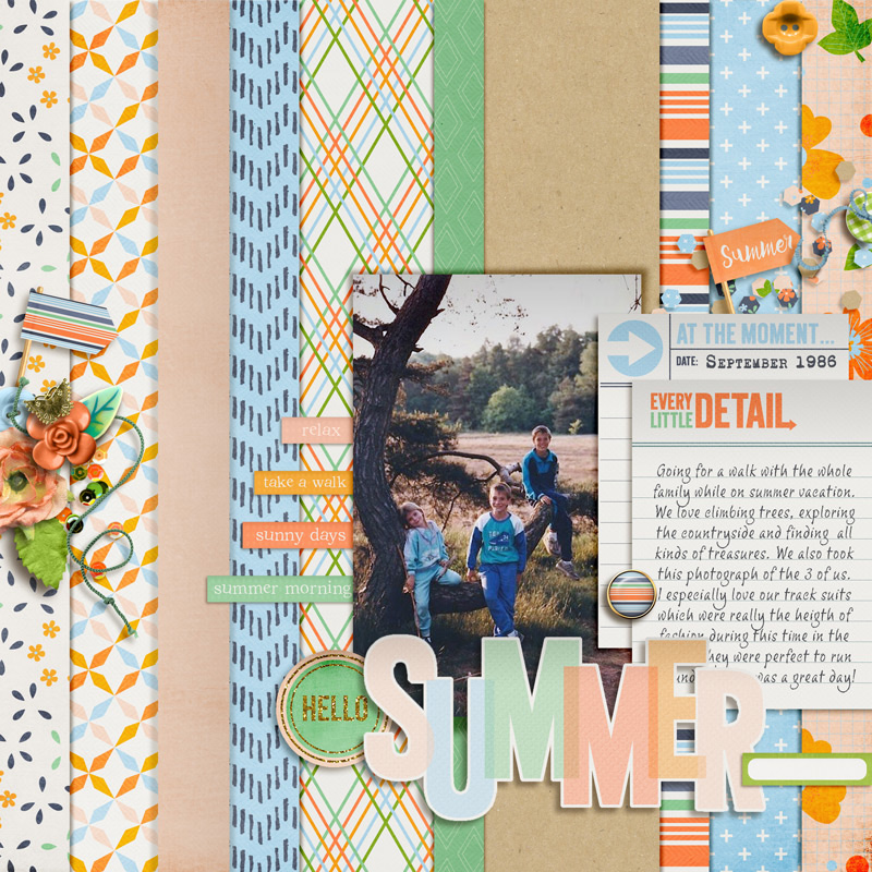 Summer Morning Walk [LOD25 - Day 9 // Sabrina Dupre Designs]