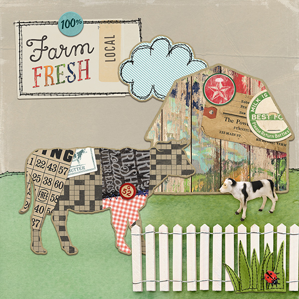 Summer School 21 Week 2: Farm Fresh Collage