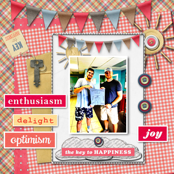 Summer School Photo Mat + Layout