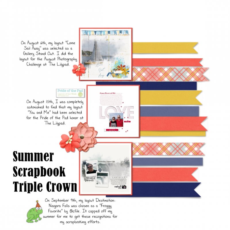 Summer Scrapbook Triple Crown