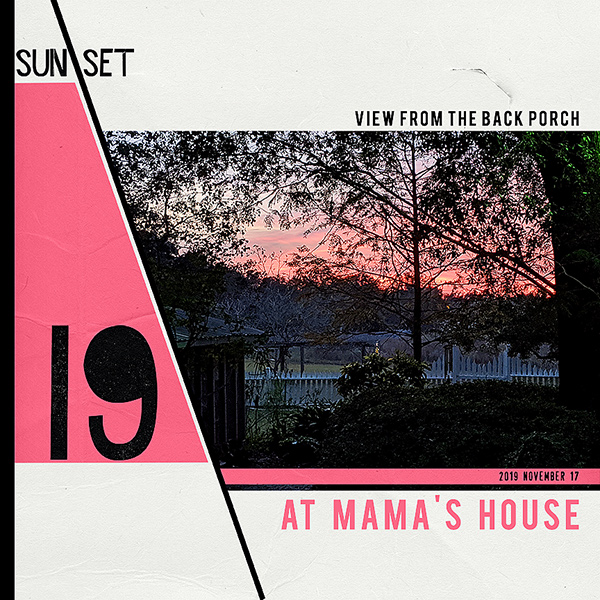 Sunset at Mama's House [MOC8 January 7: Magazine Inspiration]