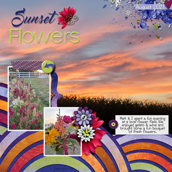 Sunset-&-Flowers