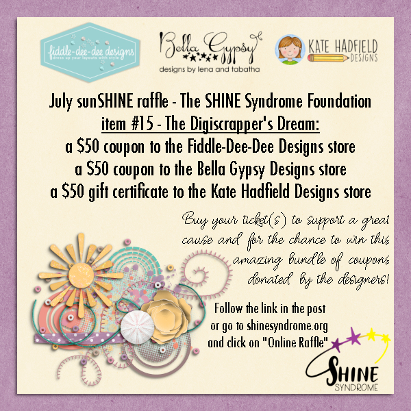 sunSHINE Raffle - The Digiscrapper's Dream