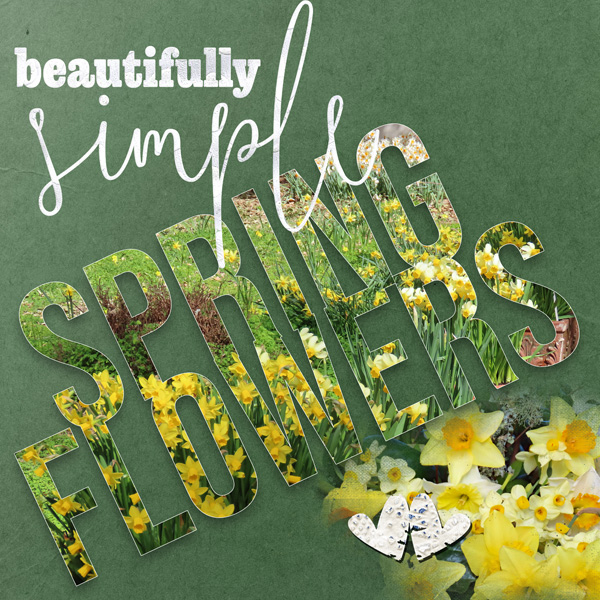 Technique Slow Scrap 3-30_springflowers