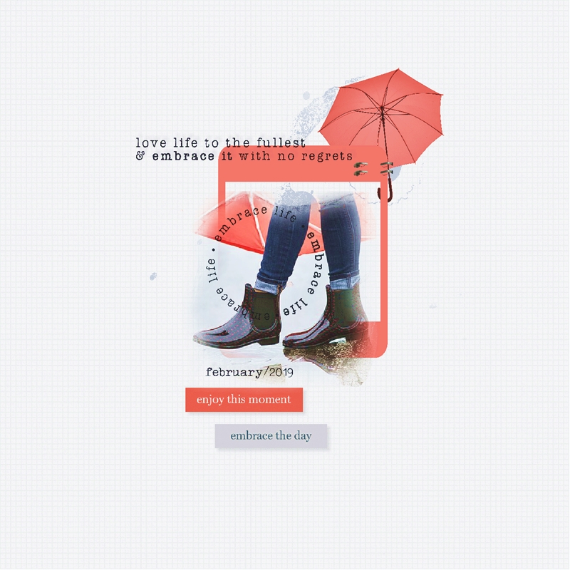 Technique Slow Scrap-February/2019-Out Of Bounds Framing-Dance In The Rain