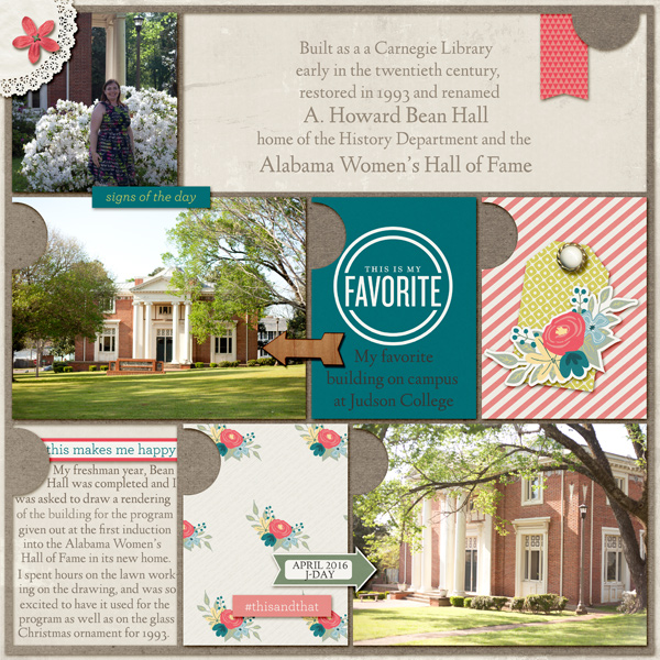 Template Challenge April 2016- Bean Hall- my favorite building on campus