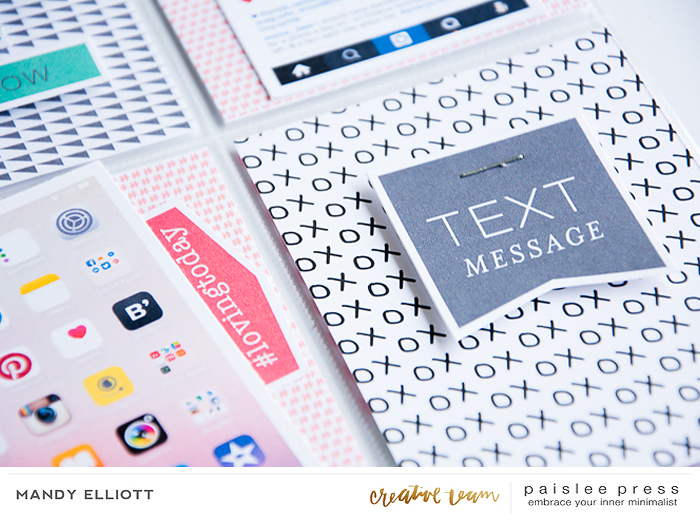 Text Message | Close Up - 6x8 Pocket Page