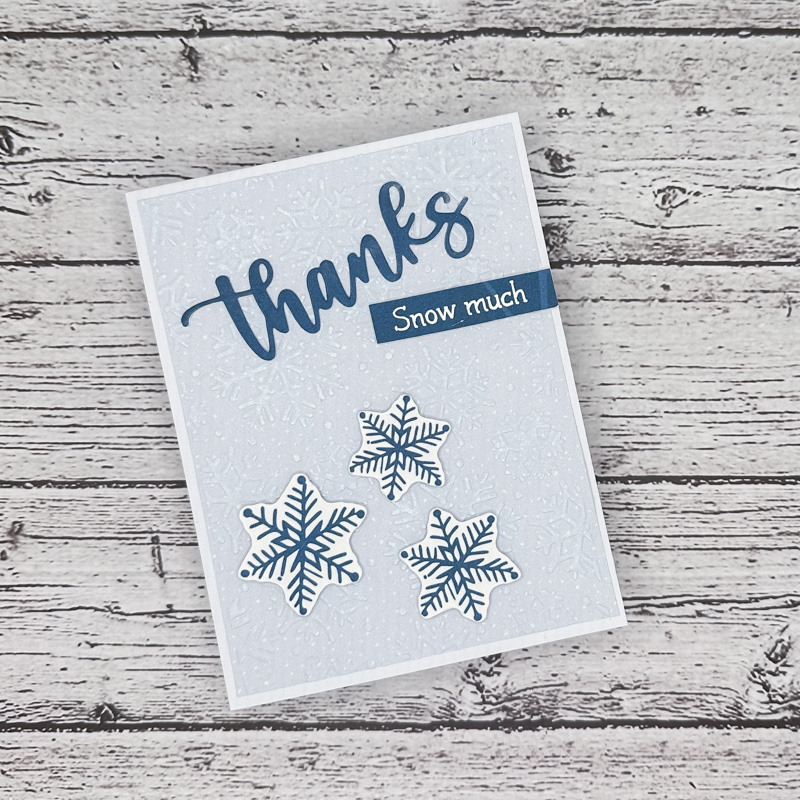 Thanks Snow Much Card