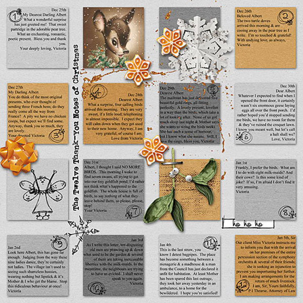 the 12 thank-you notes of christmas