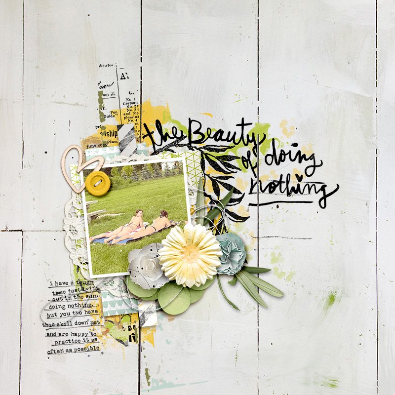 The Beauty of Doing Nothing