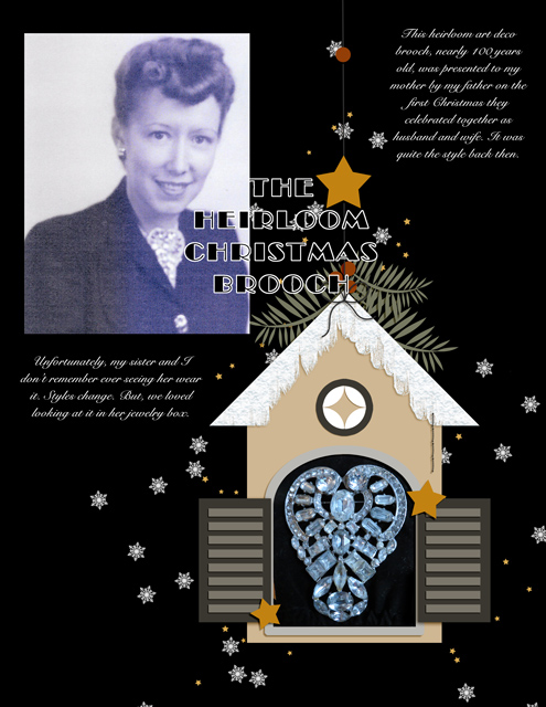 The Heirloom Christmas Brooch