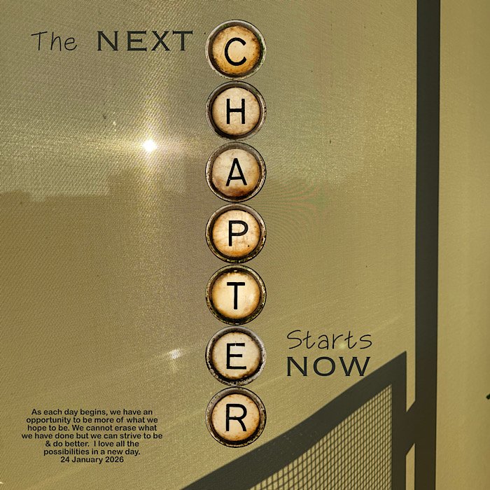 The Next Chapter Starts Now