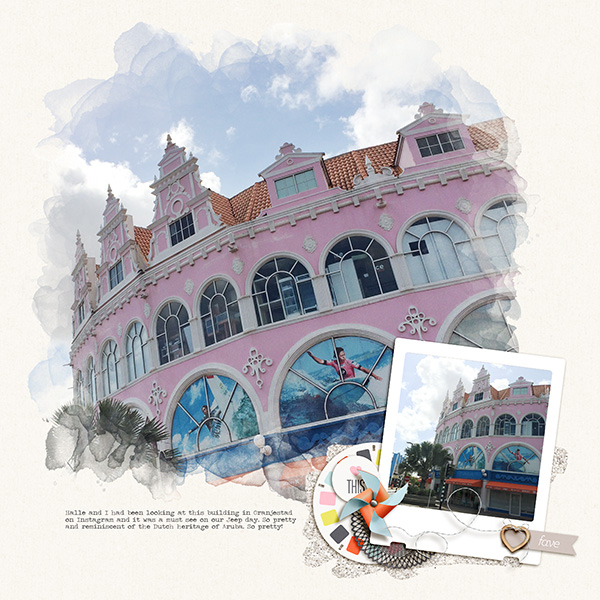 THE pink building