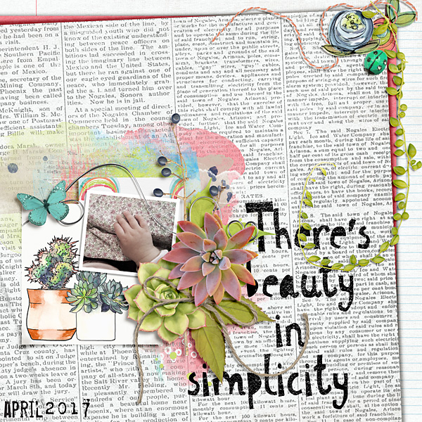 There's beauty in simplicity