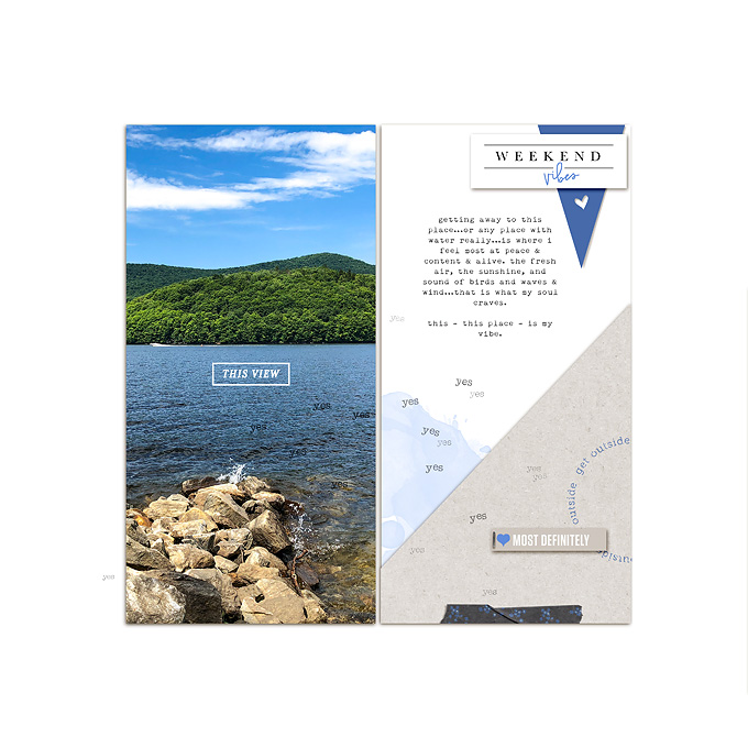 traveler's notebook: weekend vibes