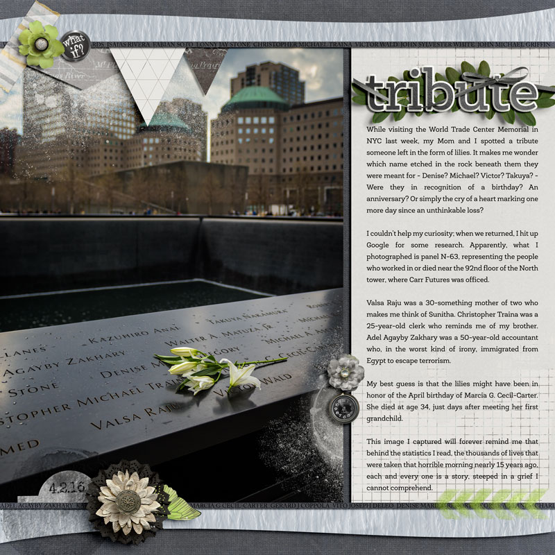 Tribute (April Photography Challenge)