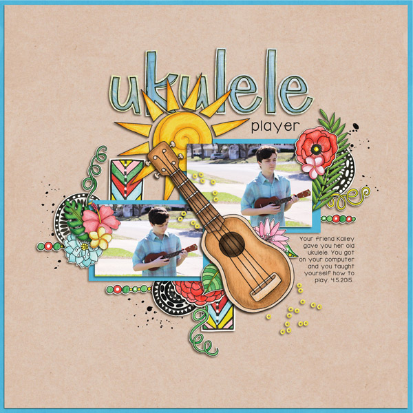 ukulele player