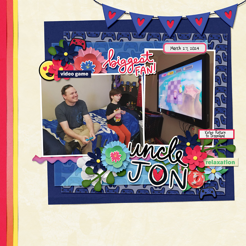 Uncle Jon plays Kirby