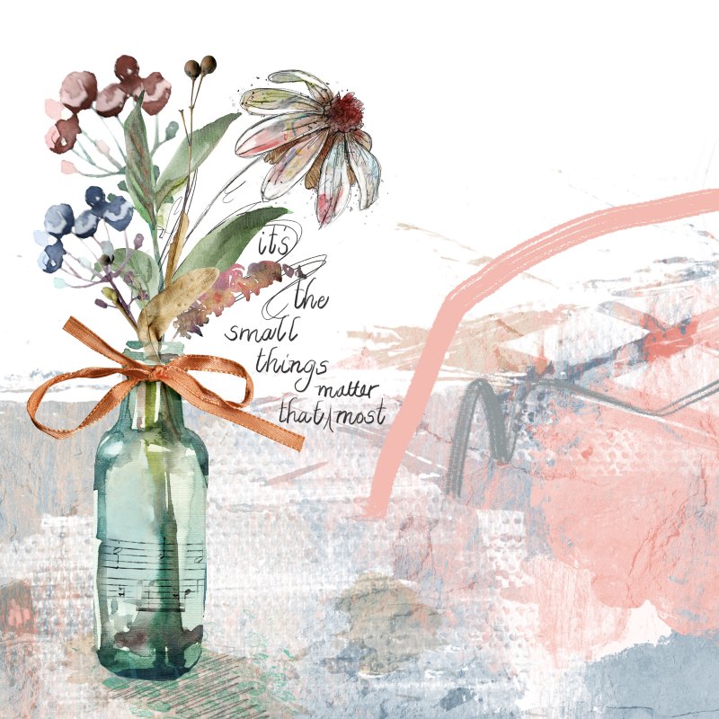 Vase Of Flowers - Week #4 Art Muse Challenge - FF 08/28