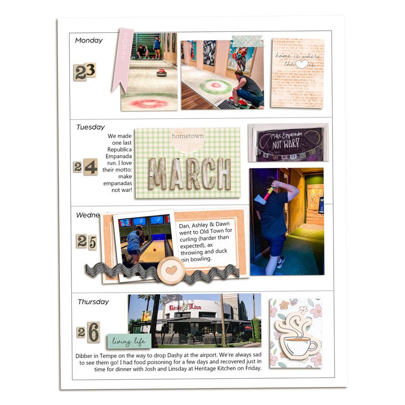 Week 13 Memory Planner - left