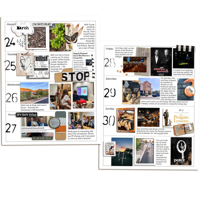 Week 13 Memory Planner