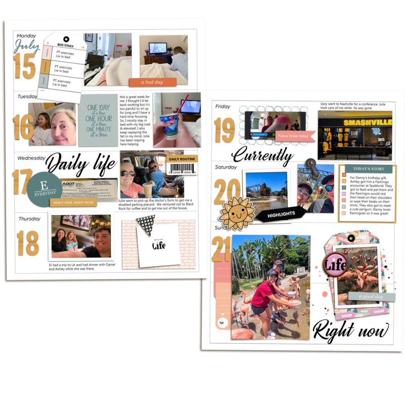Week 29 Memory Planner