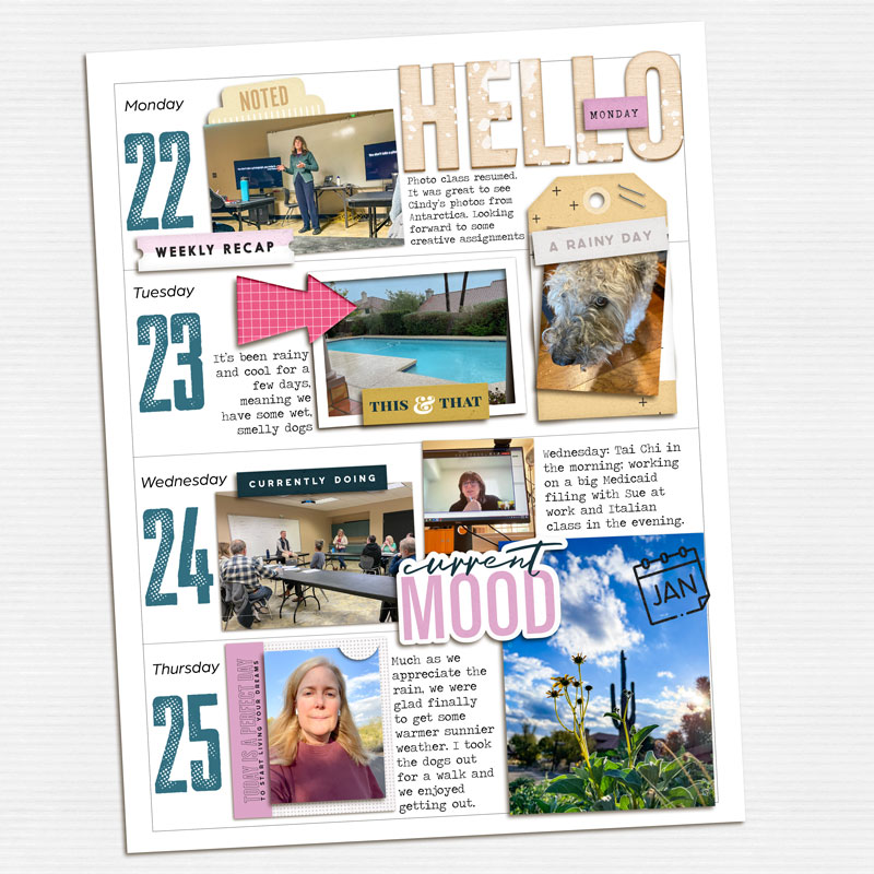 Week 3 Memory Planner - Left