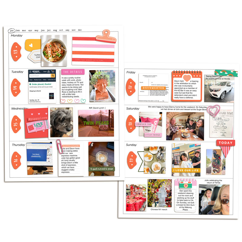 Week 3 Memory Planner
