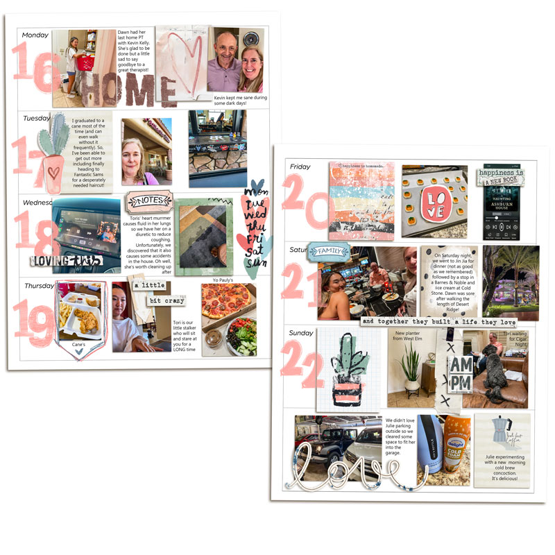 Week 38 Memory Planner
