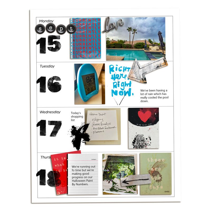 Week 38 Memory Planner