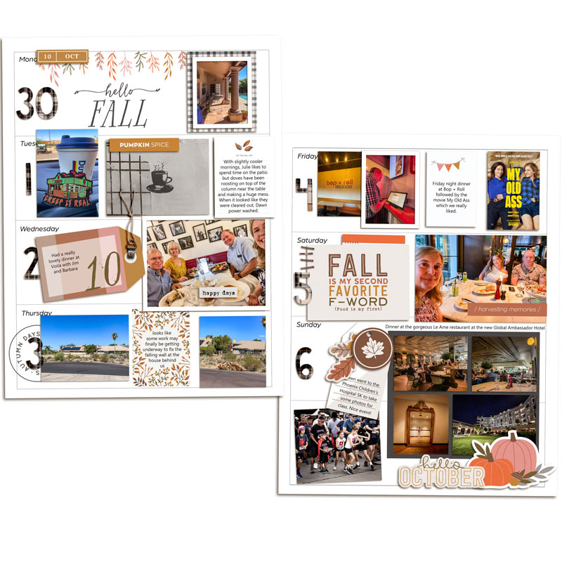 Week 40 Memory Planner