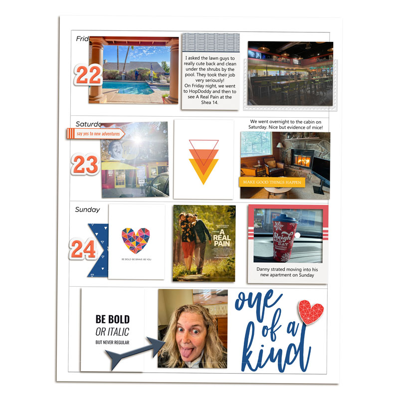 Week 47 Memory Planner (right)