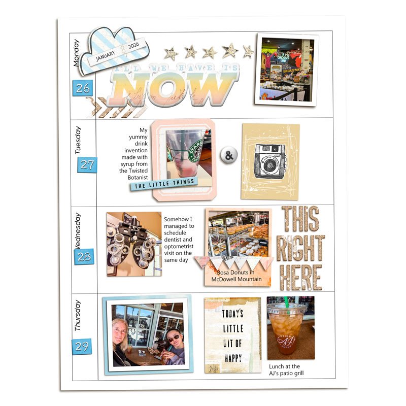 Week 5 Memory Planner (left)