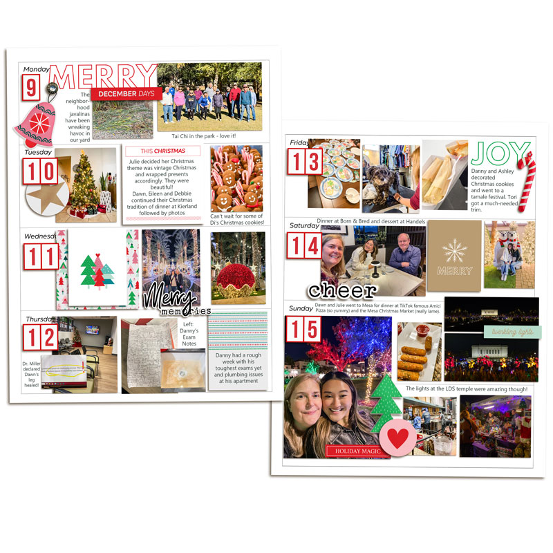 Week 50 Memory Planner