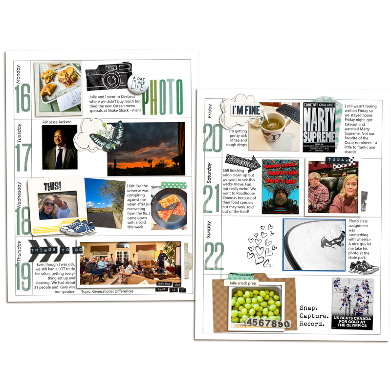 Week 8 Memory Planner