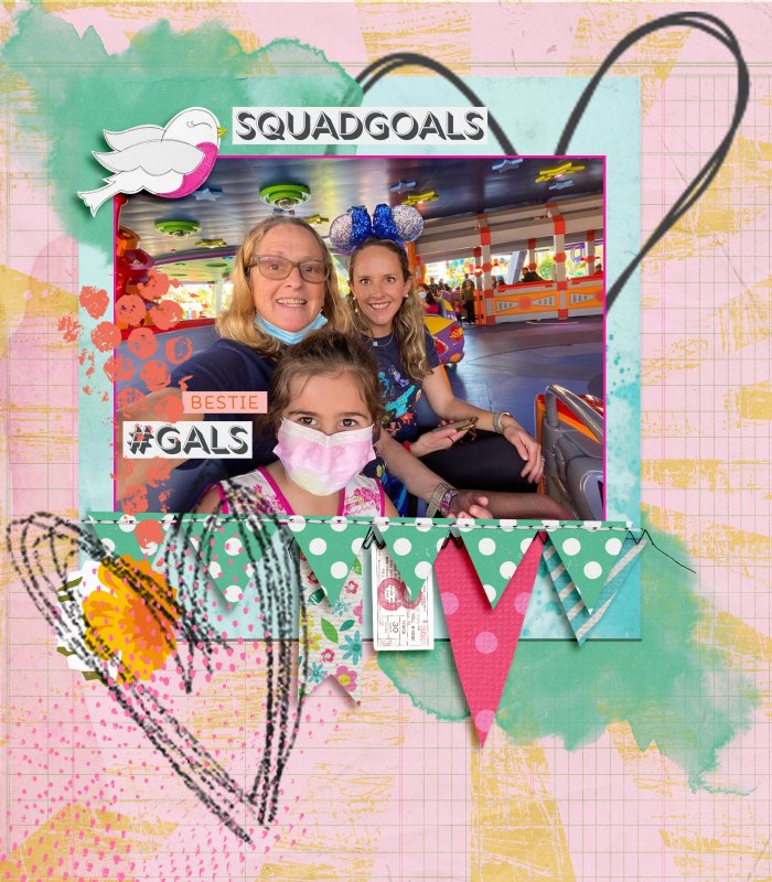 WEndy, Katie And Aria Grace At Disney 2021