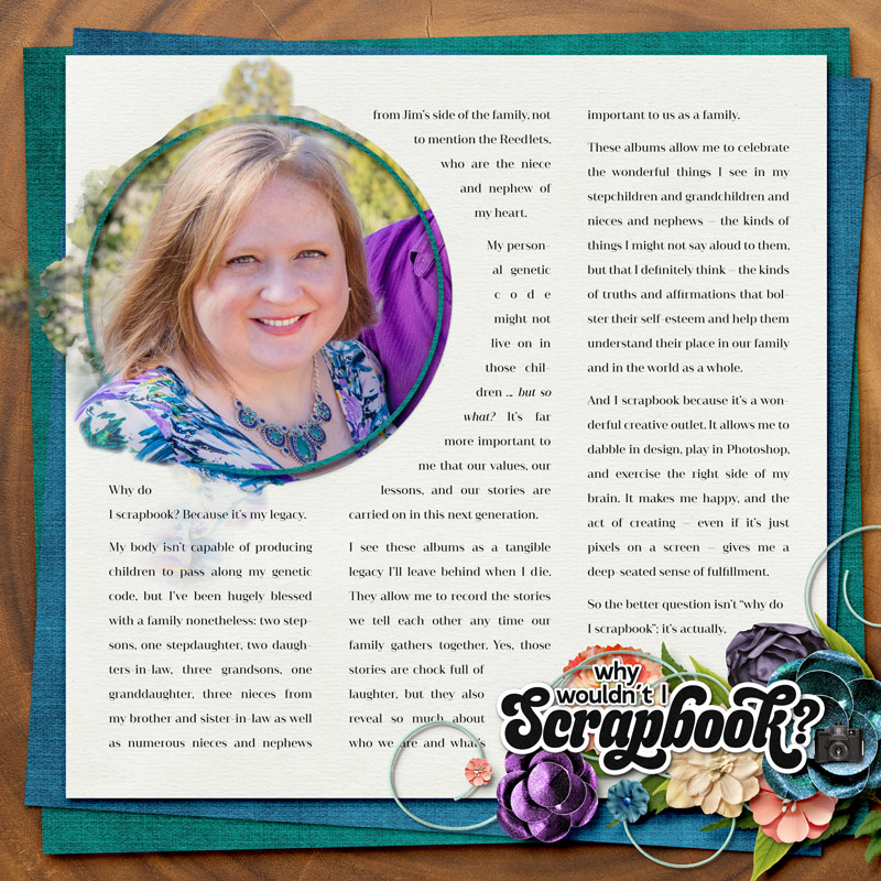 Why Wouldn't I Scrapbook? (MOC9 #2)