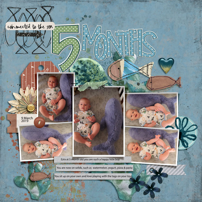 Wilbur the whale 5 months BYOC April Challenge