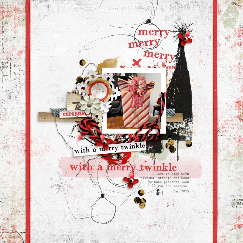 with a merry twinkle