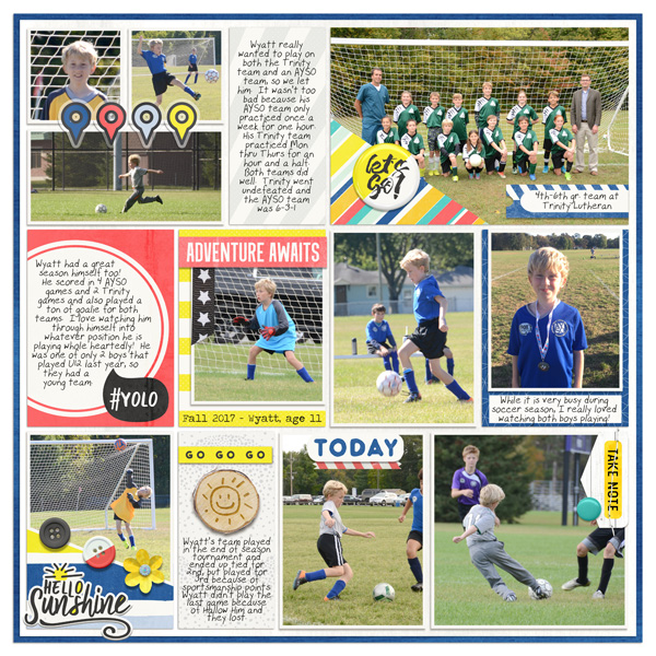 Wyatt Fall 2017 Soccer