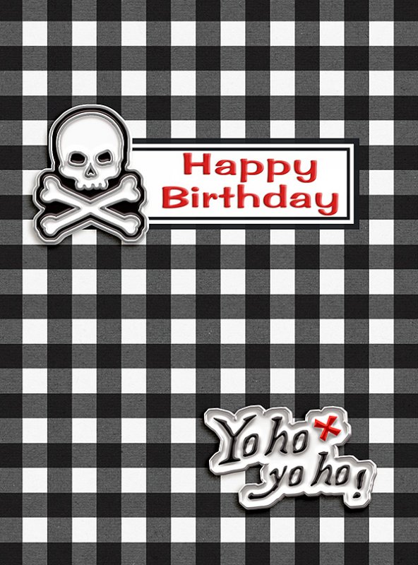 Yo Ho Ho Ho card for a boy
