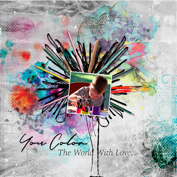 you color the world with love