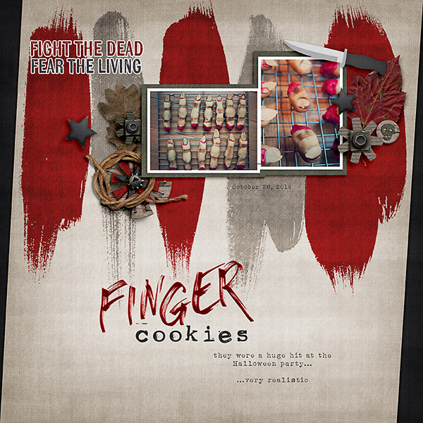 Zombie Finger Cookies